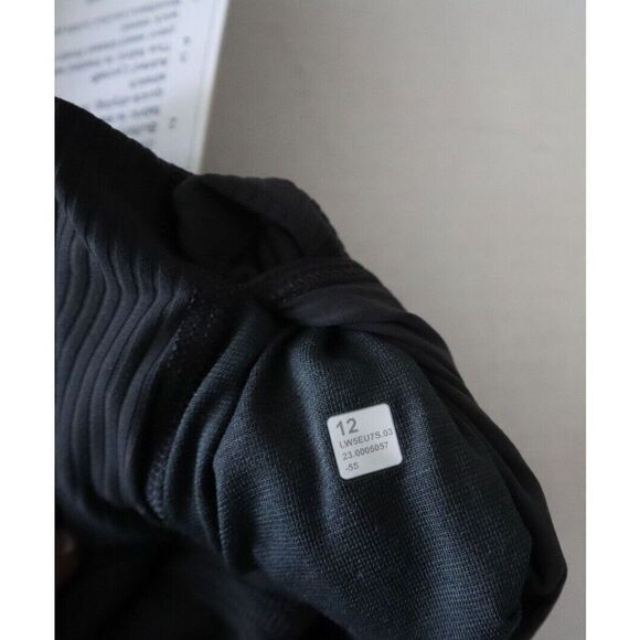 Lululemon Align LW5EU7S Women Sz 12 Graphite Gray Ribbed Hi-Rise 28" Pants - Picture 6 of 10